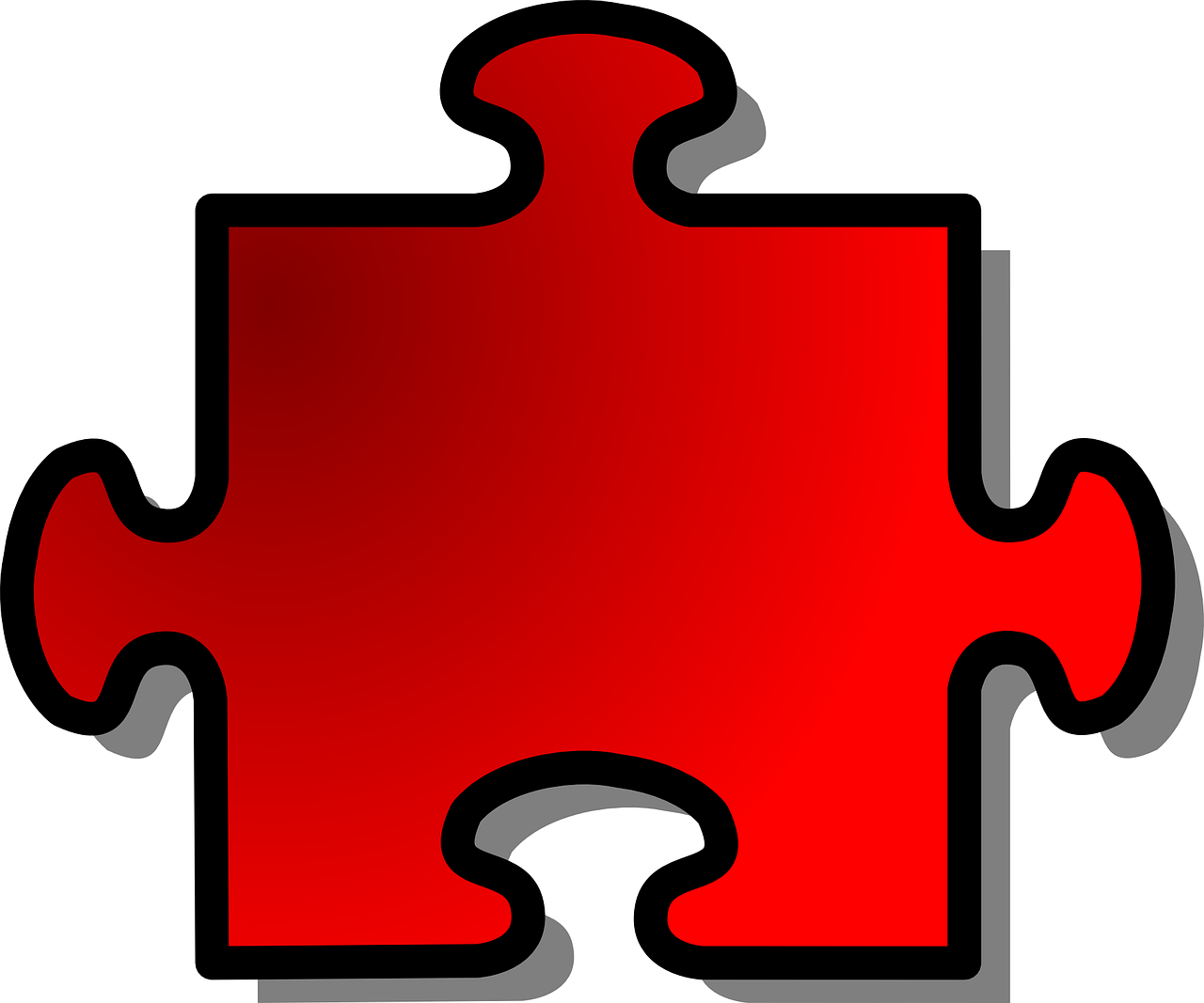 jigsaw,puzzle,piece,shape,red,join,part,connect,solution,challenge,free vector graphics,free pictures, free photos, free images, royalty free, free illustrations, public domain