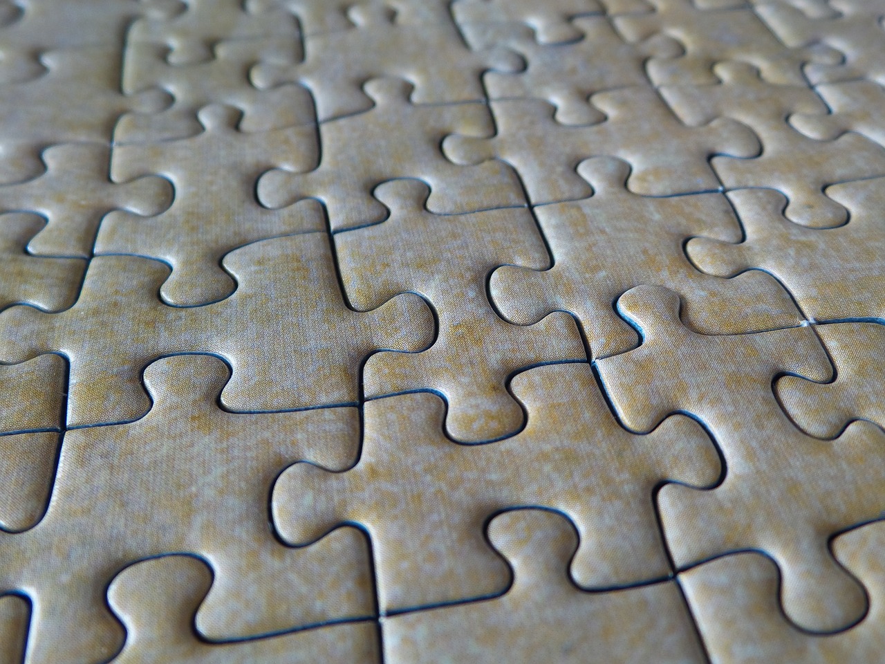 jigsaw puzzle puzzle pieces solved free photo