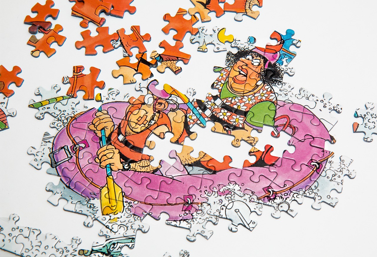 jigsaw puzzle leisure piece free photo