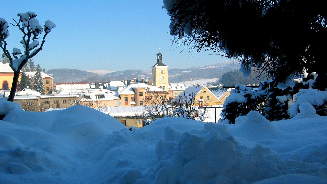 jilemnice town hall panorama free photo