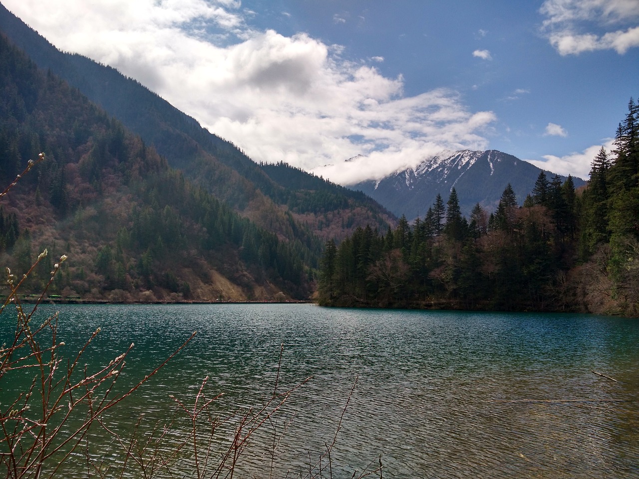 jiuzhaigou the scenery tourism free photo