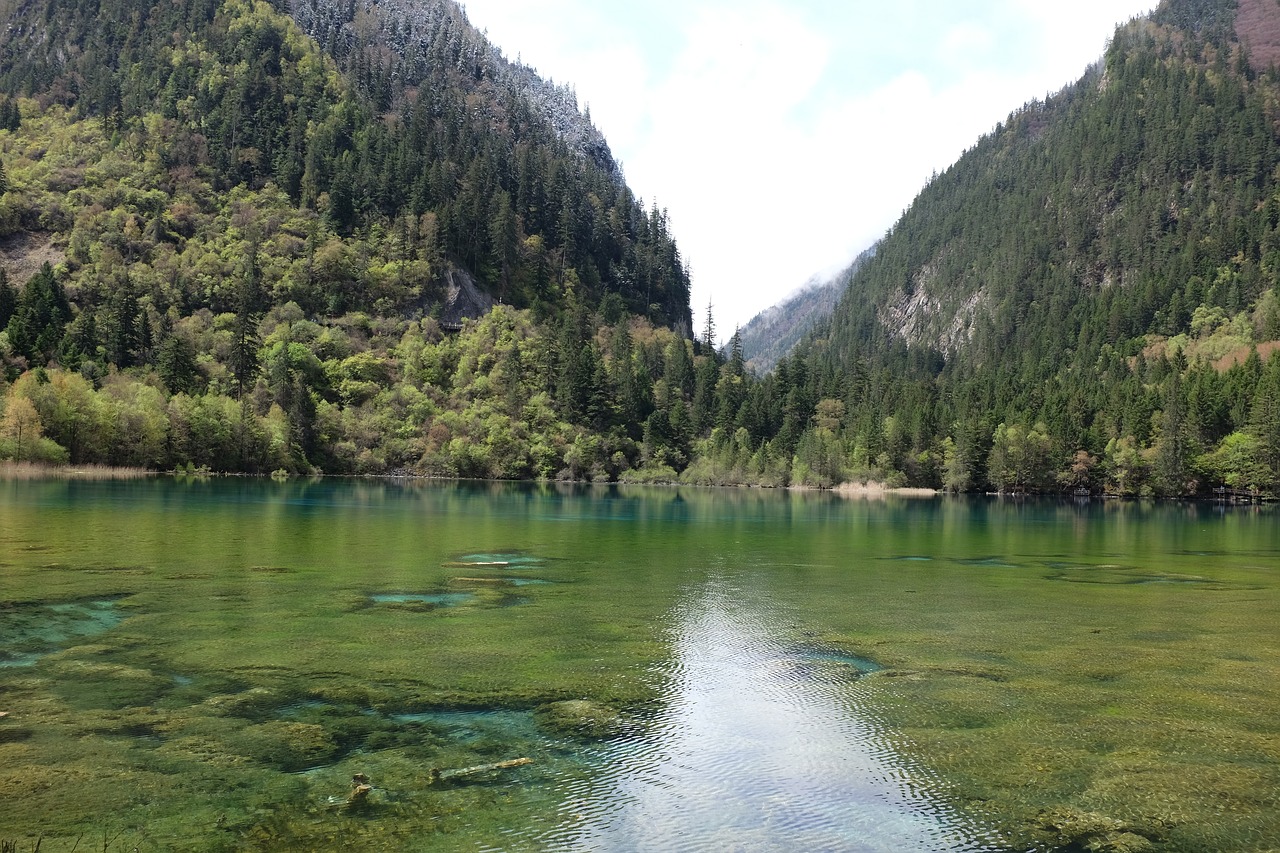 jiuzhaigou lake sichuan free photo