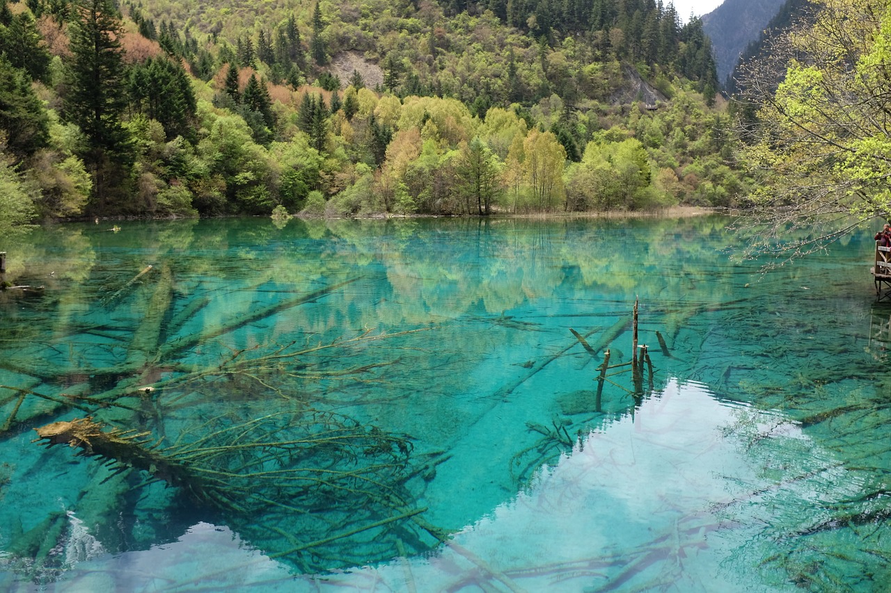 jiuzhaigou lake sichuan free photo