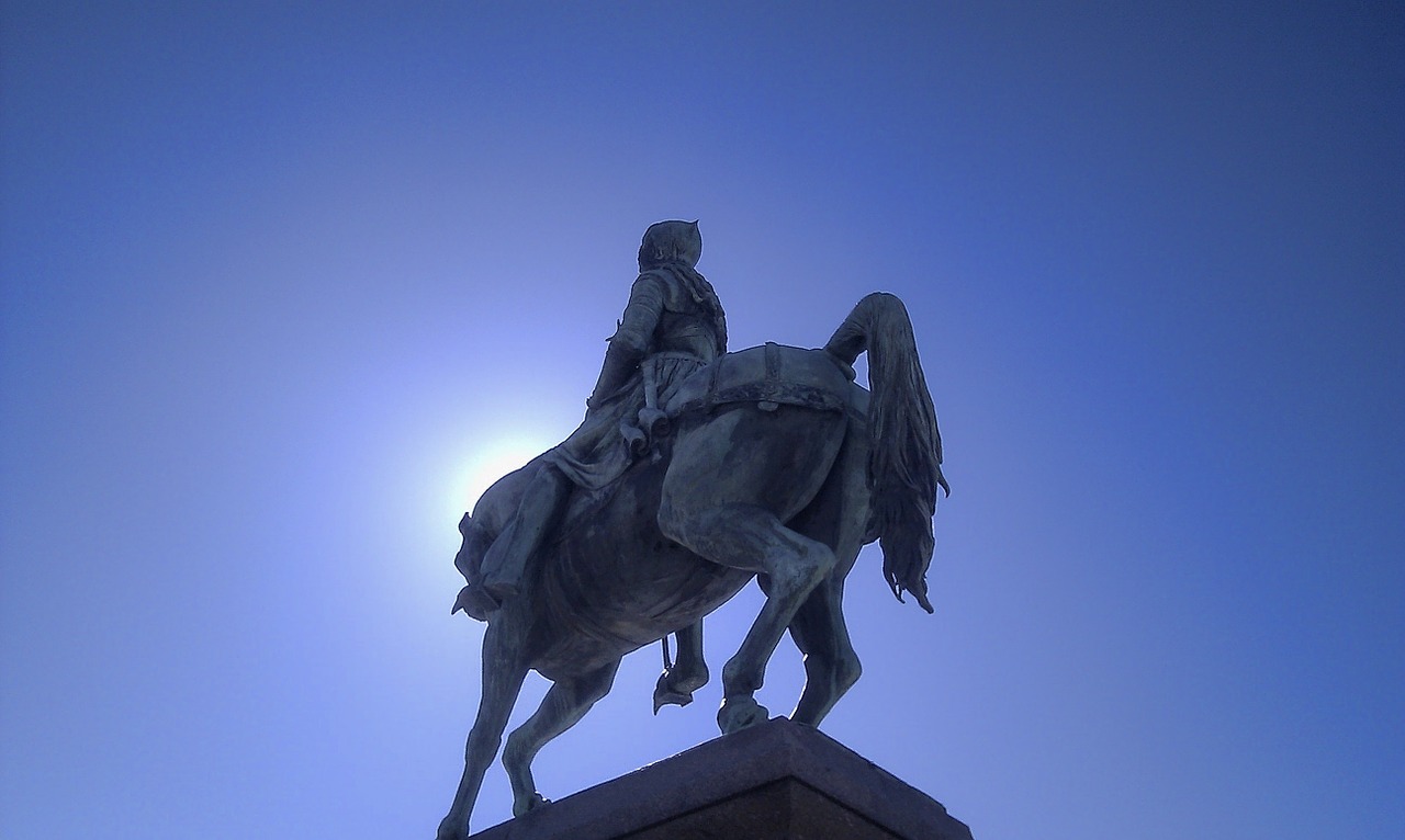 joan of arc statue martroi free photo