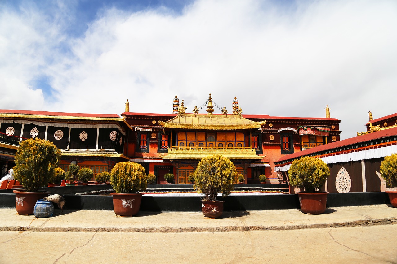 jokhang temple lhasa tibet free photo