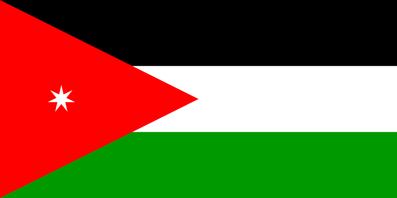 jordan flag jordanian free photo