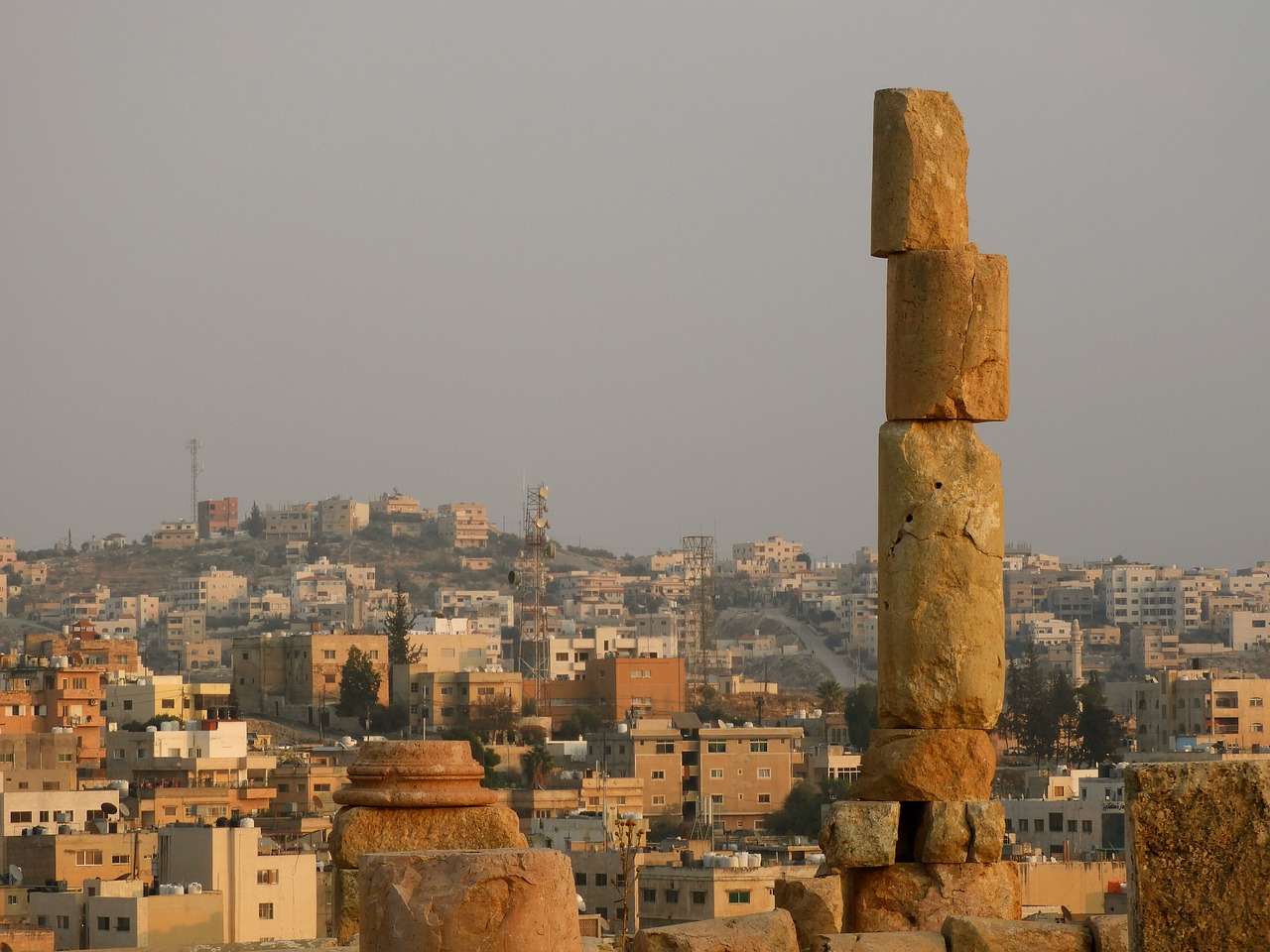 jordan  column  archaeology free photo
