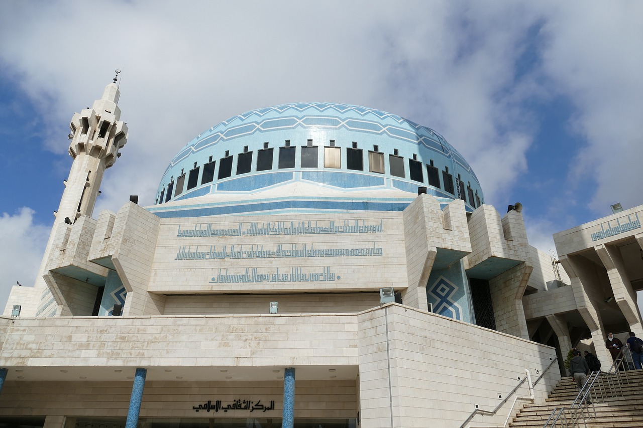 jordan  mosque  architecture free photo