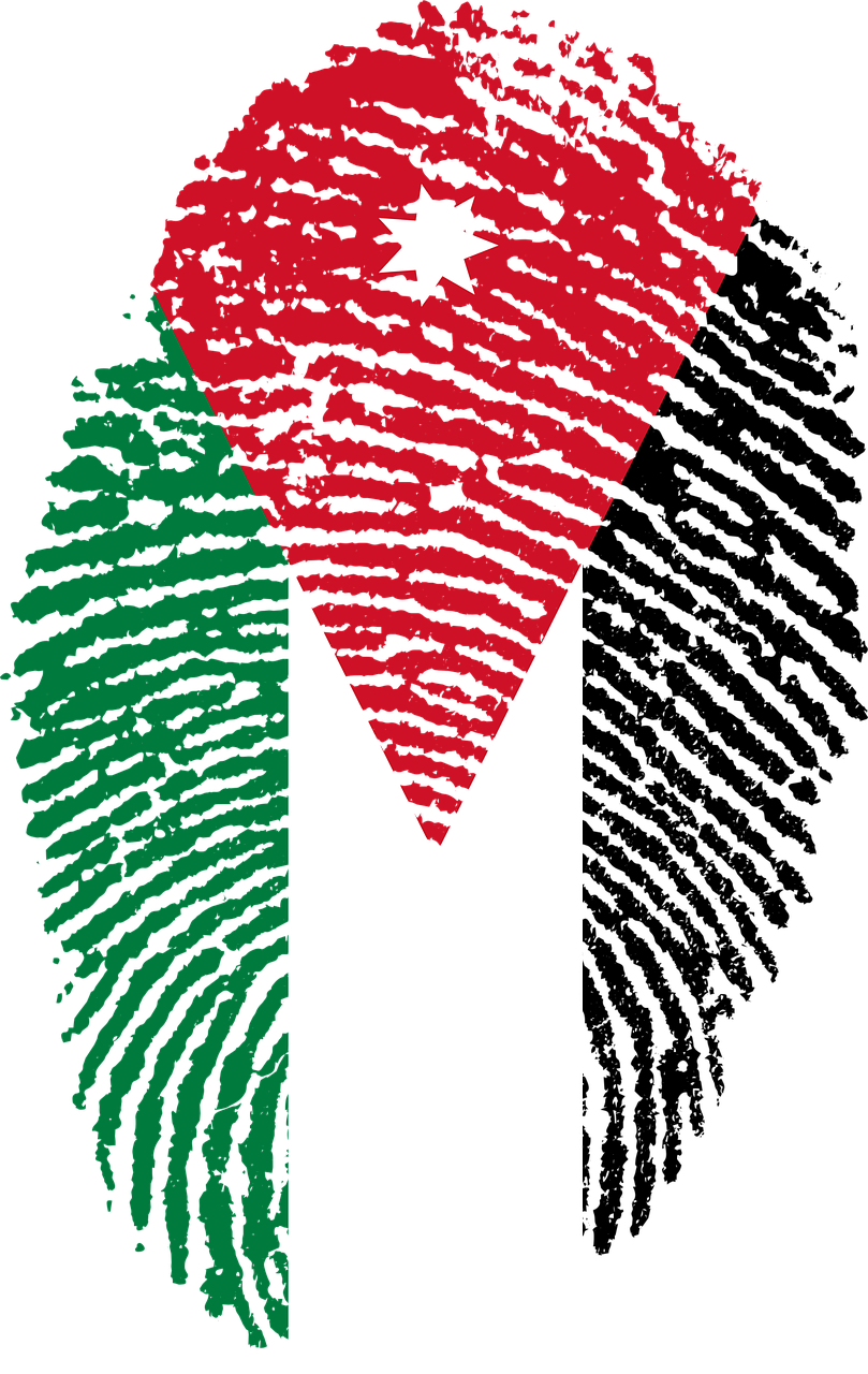 jordan flag fingerprint free photo
