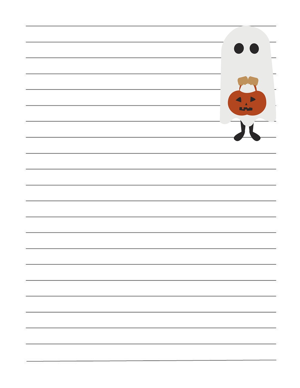 journal page  halloween  ghost free photo