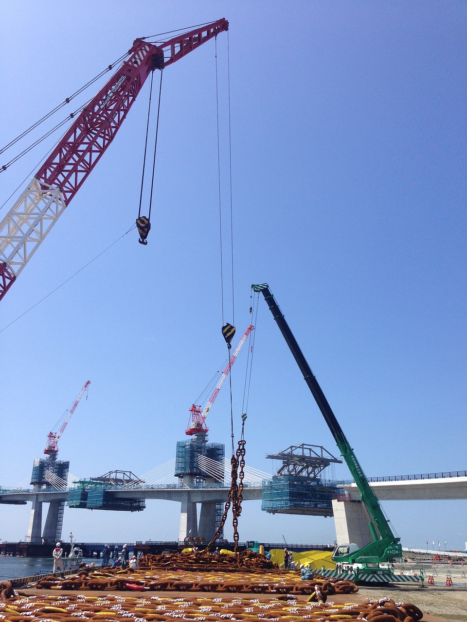 journey bridge crane free photo