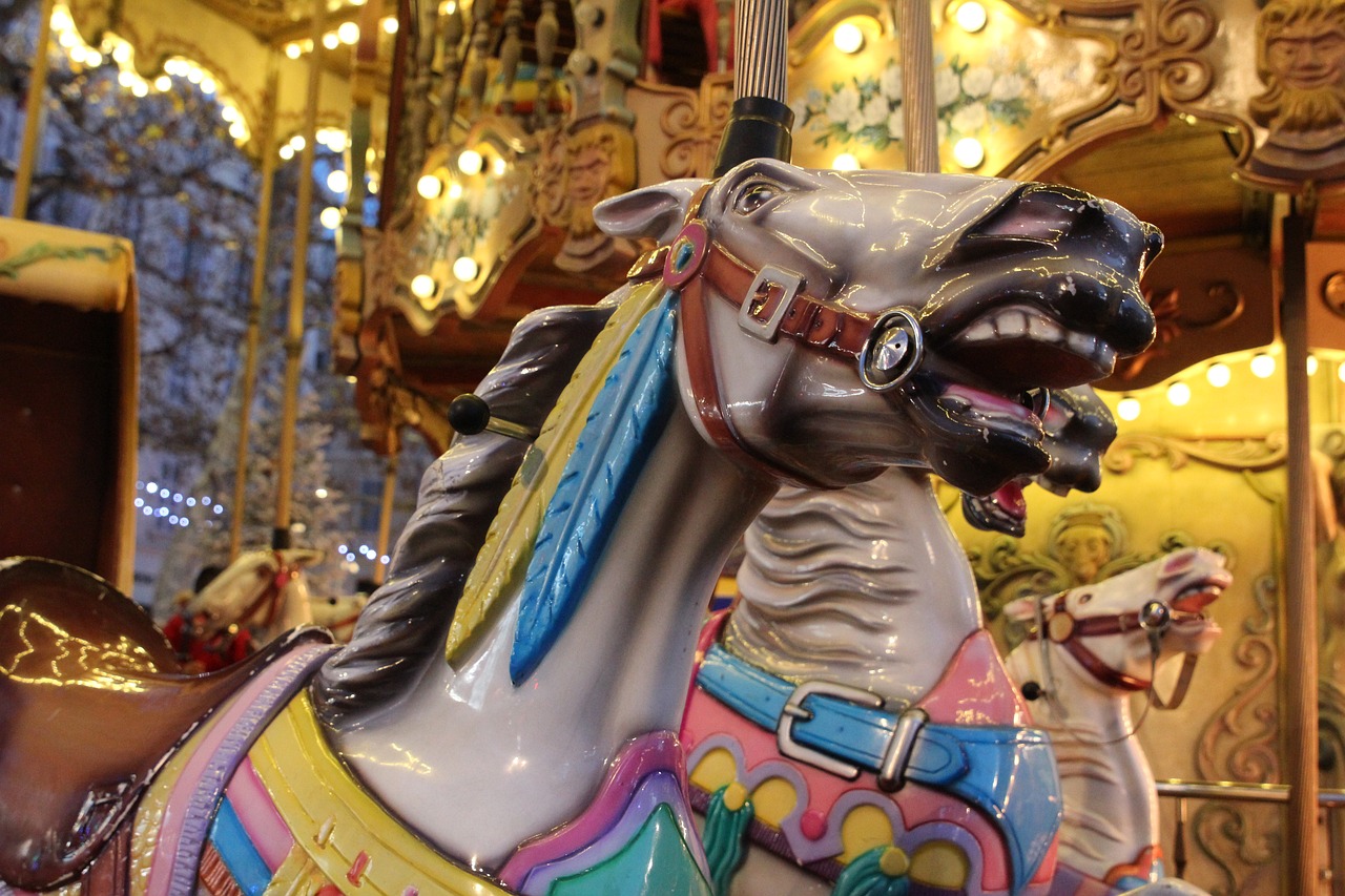 joust carousel classic free photo