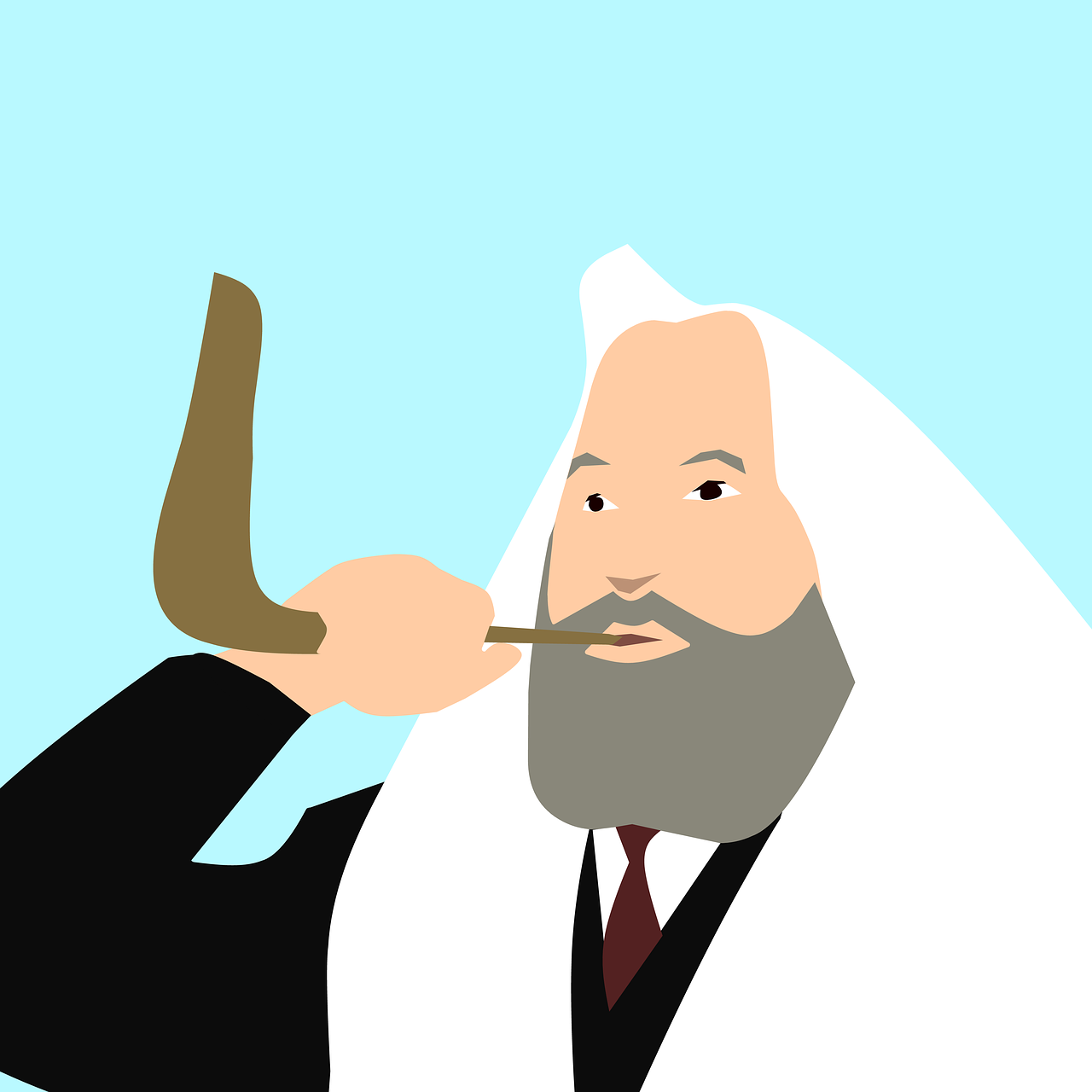 judaism shofar rabbi free photo