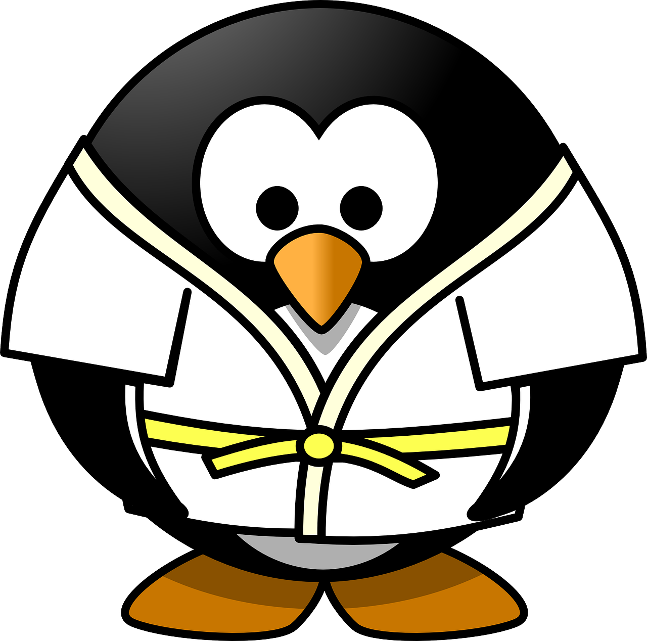 judo penguin sports free photo