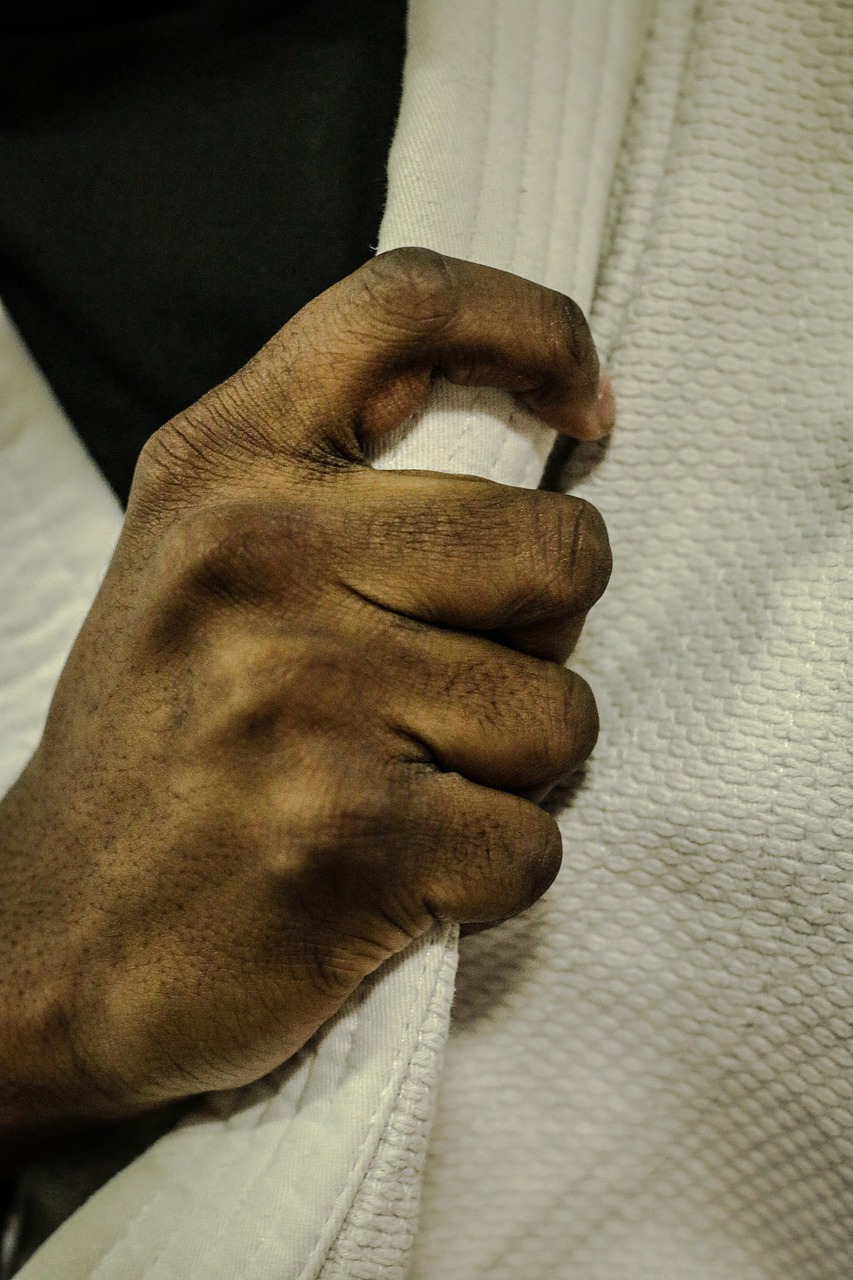 judo hands kimono free photo
