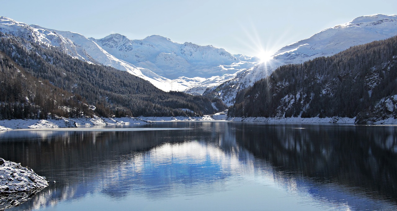 july pass reservoir marmorera-stausee free photo