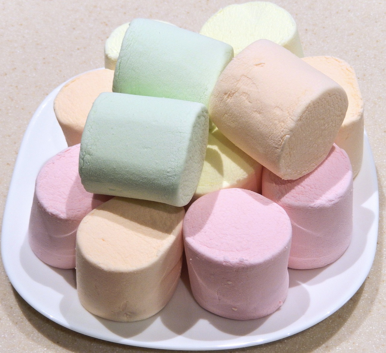 jumbo marshmallows fruit flavor sweet free photo