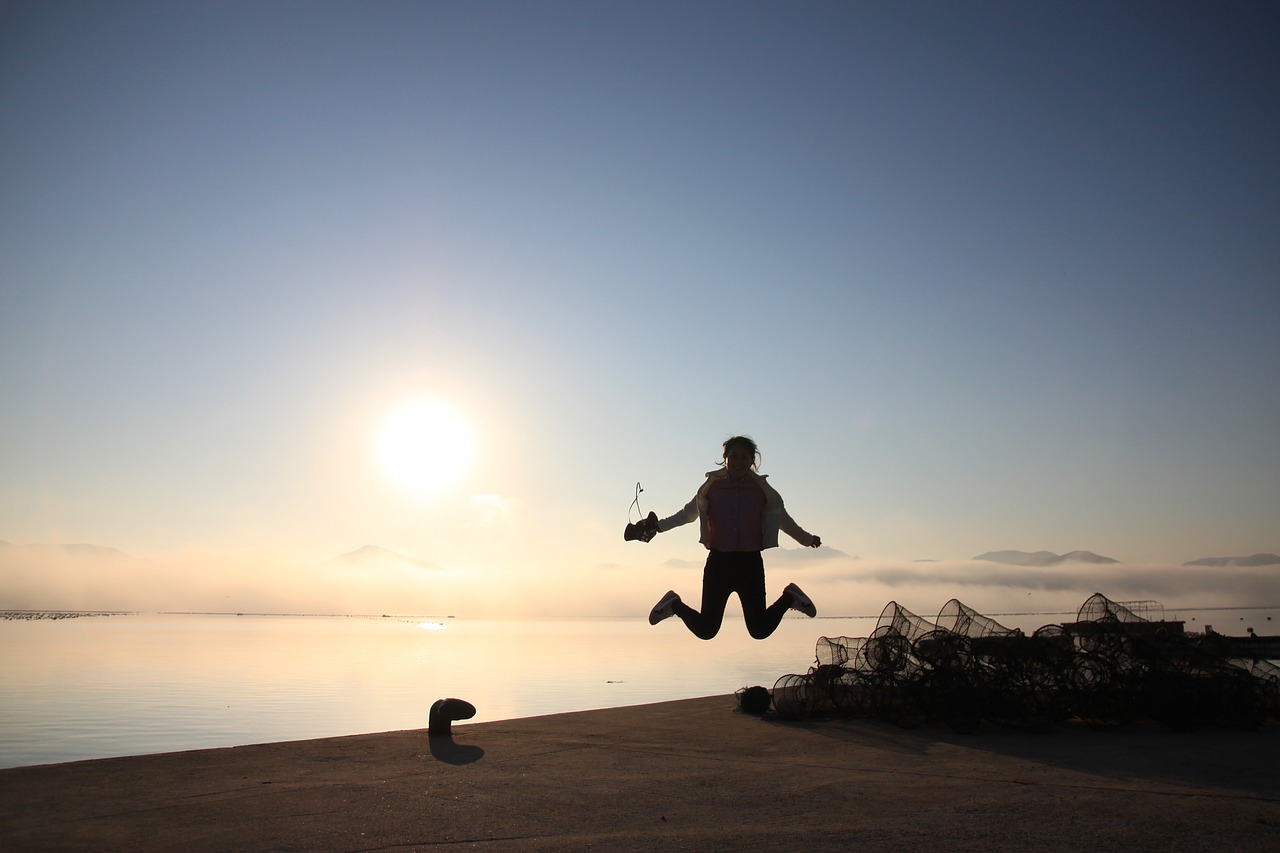 jump sun sandal-island free photo