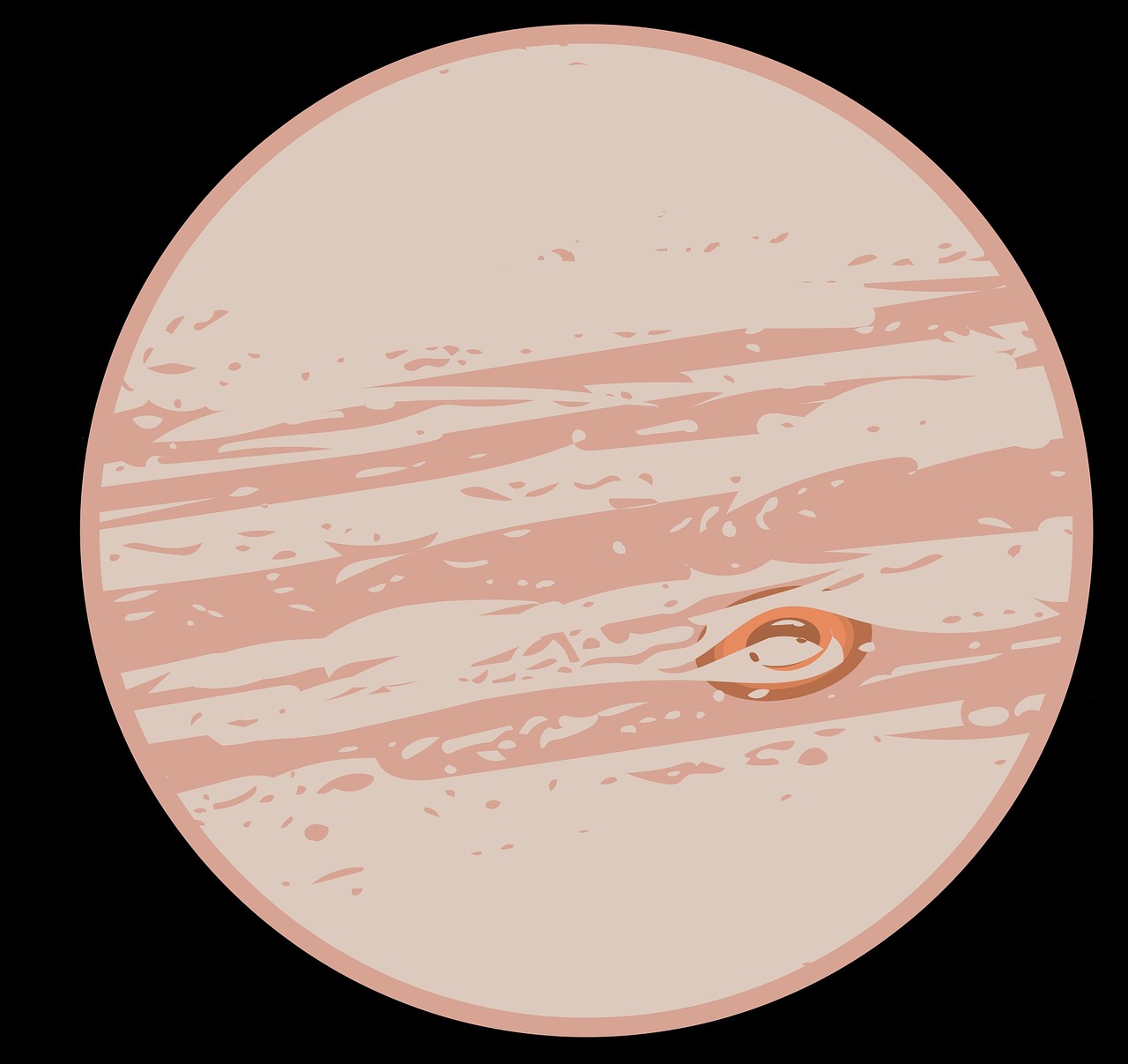 jupiter planet illustration free photo