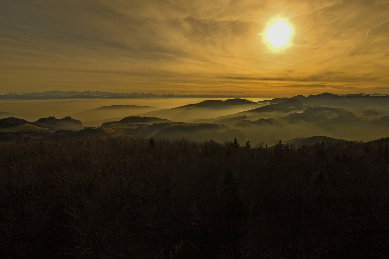jura alpine fog free photo