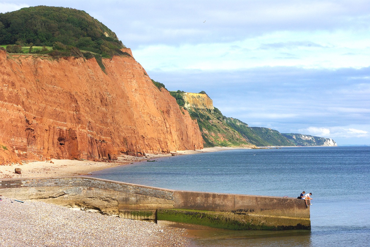 jurassic coast sidmouth devon free photo