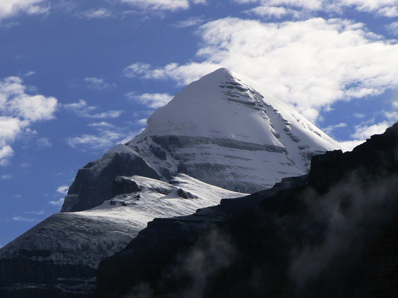 kailash tibet mountain free photo