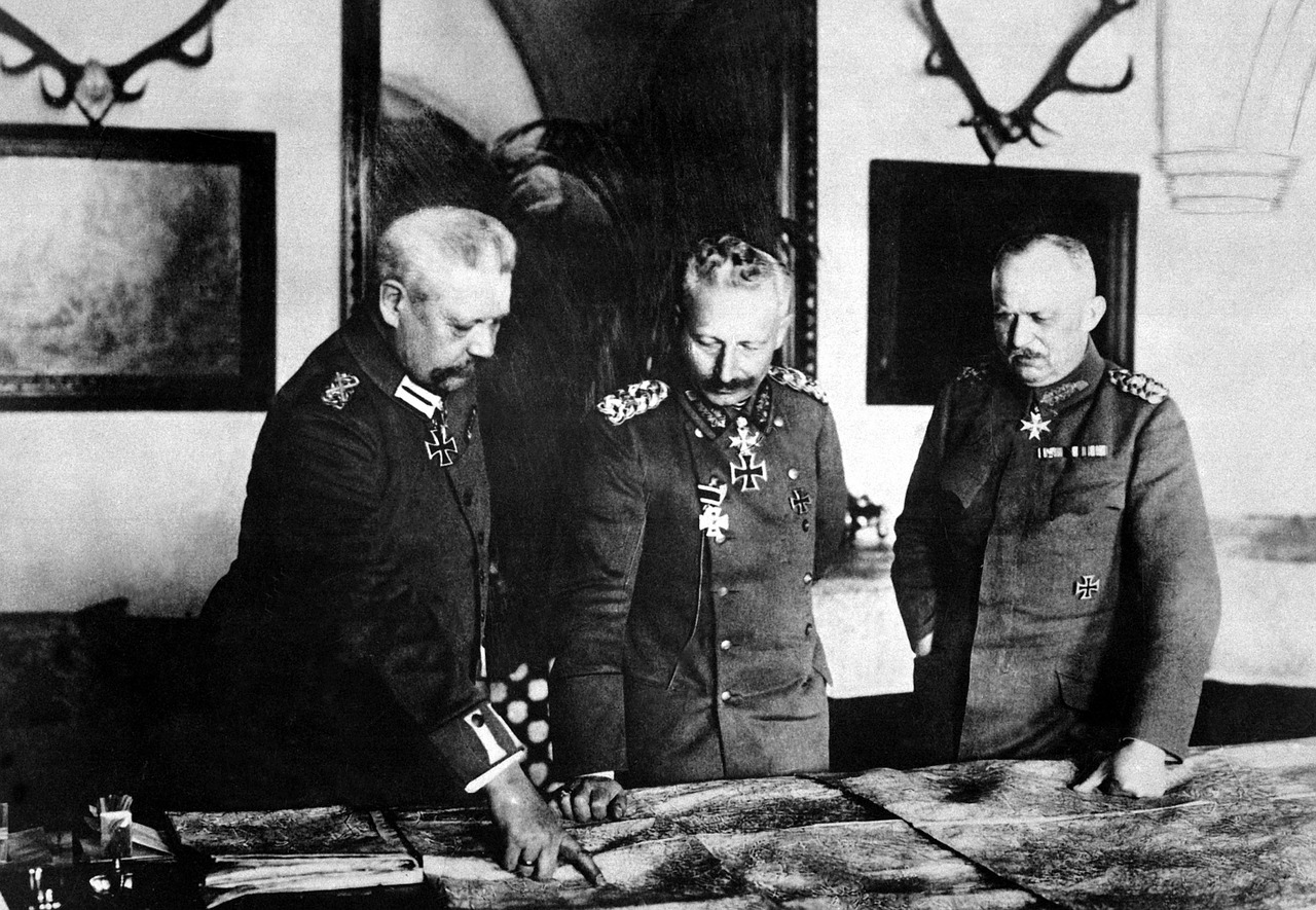 kaiser wilhelm ii general erich ludendorff hindenburg free photo