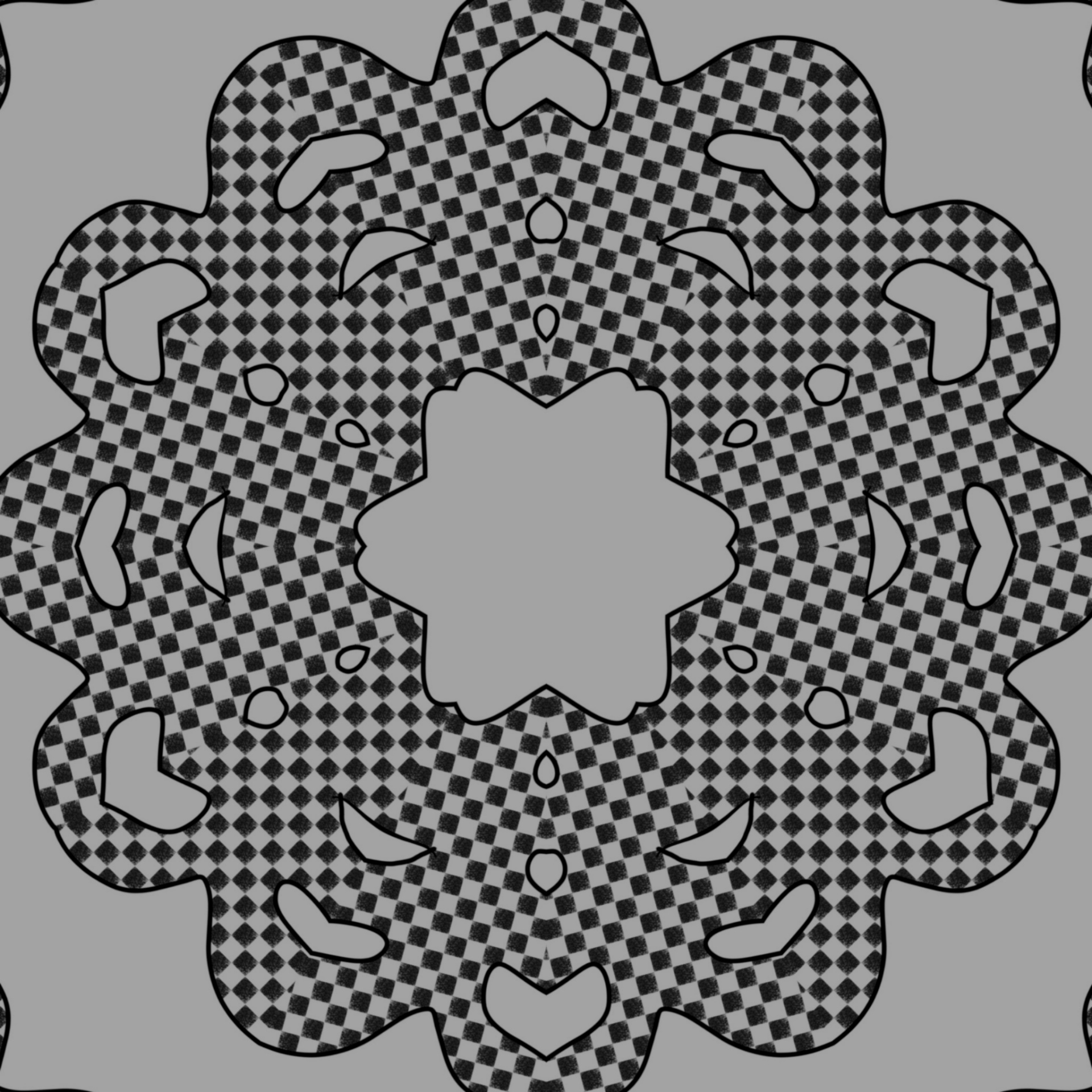 drawing kaleido checker free photo