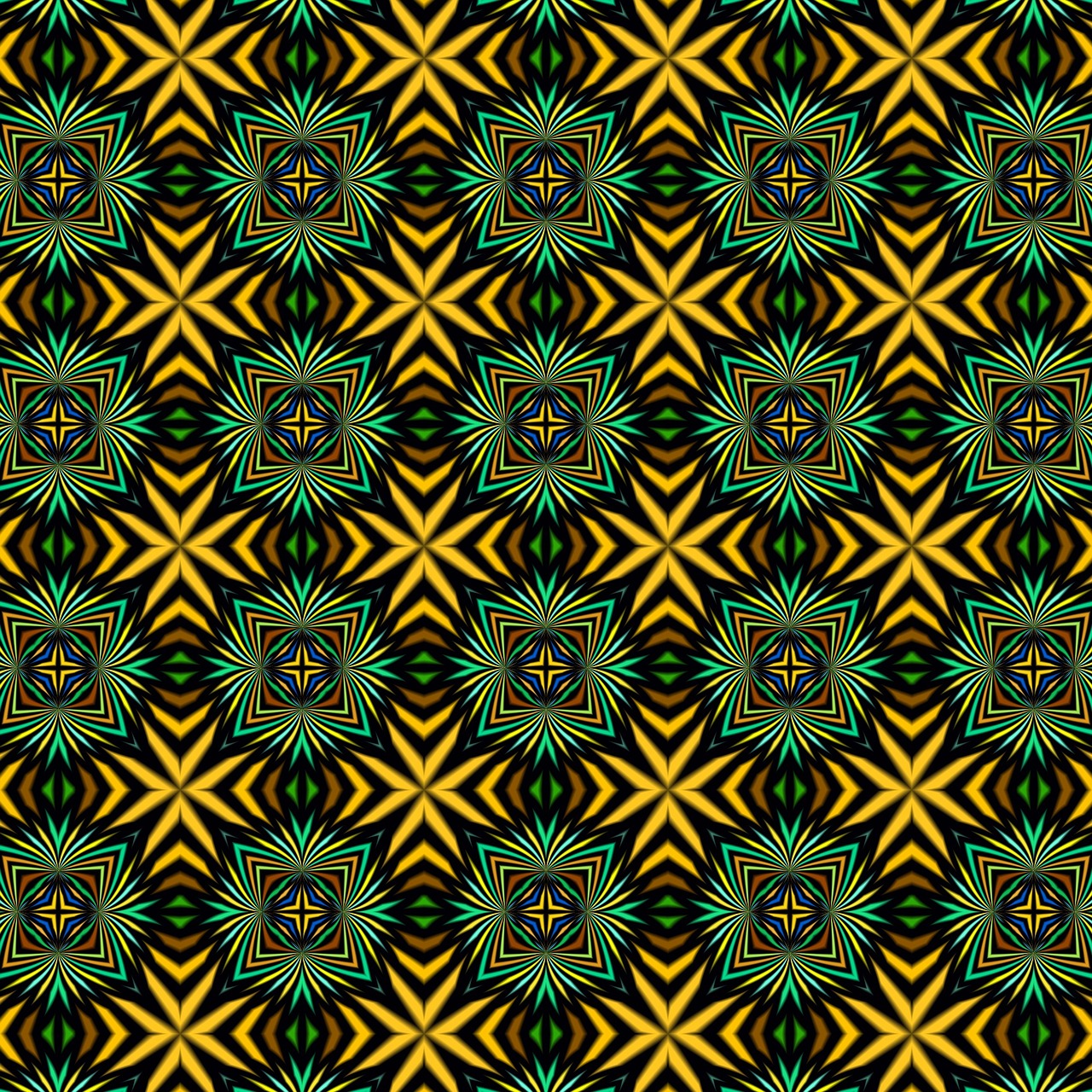 kaleidoscope pattern seamless free photo
