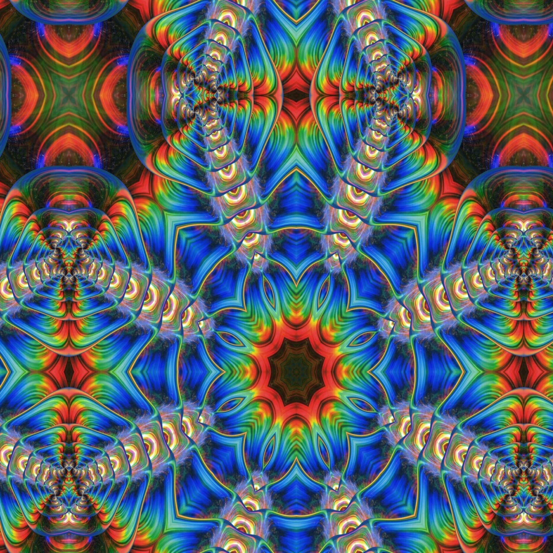 color kaleidoscope symmetric free photo