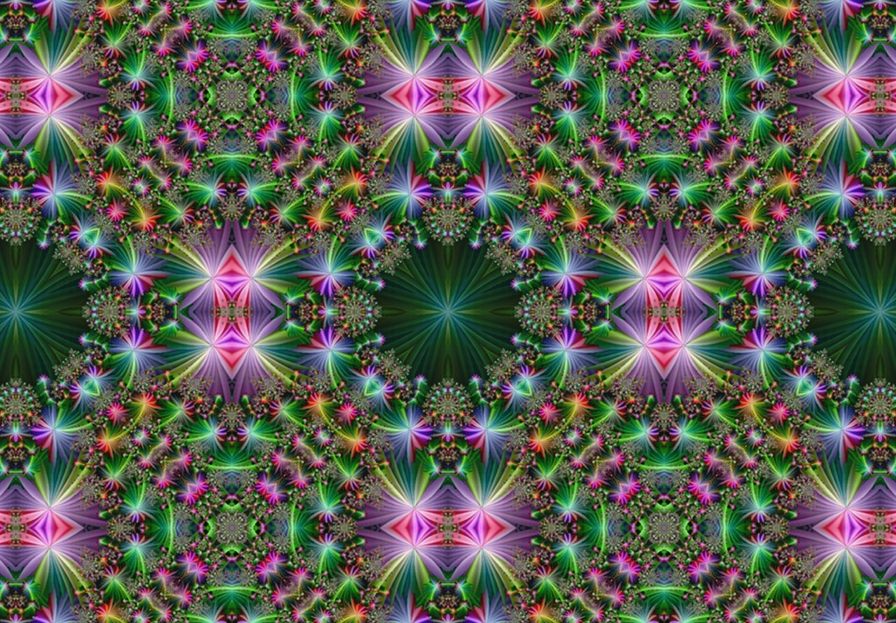 kaleidoscope digital kaleidoscope fractal free photo