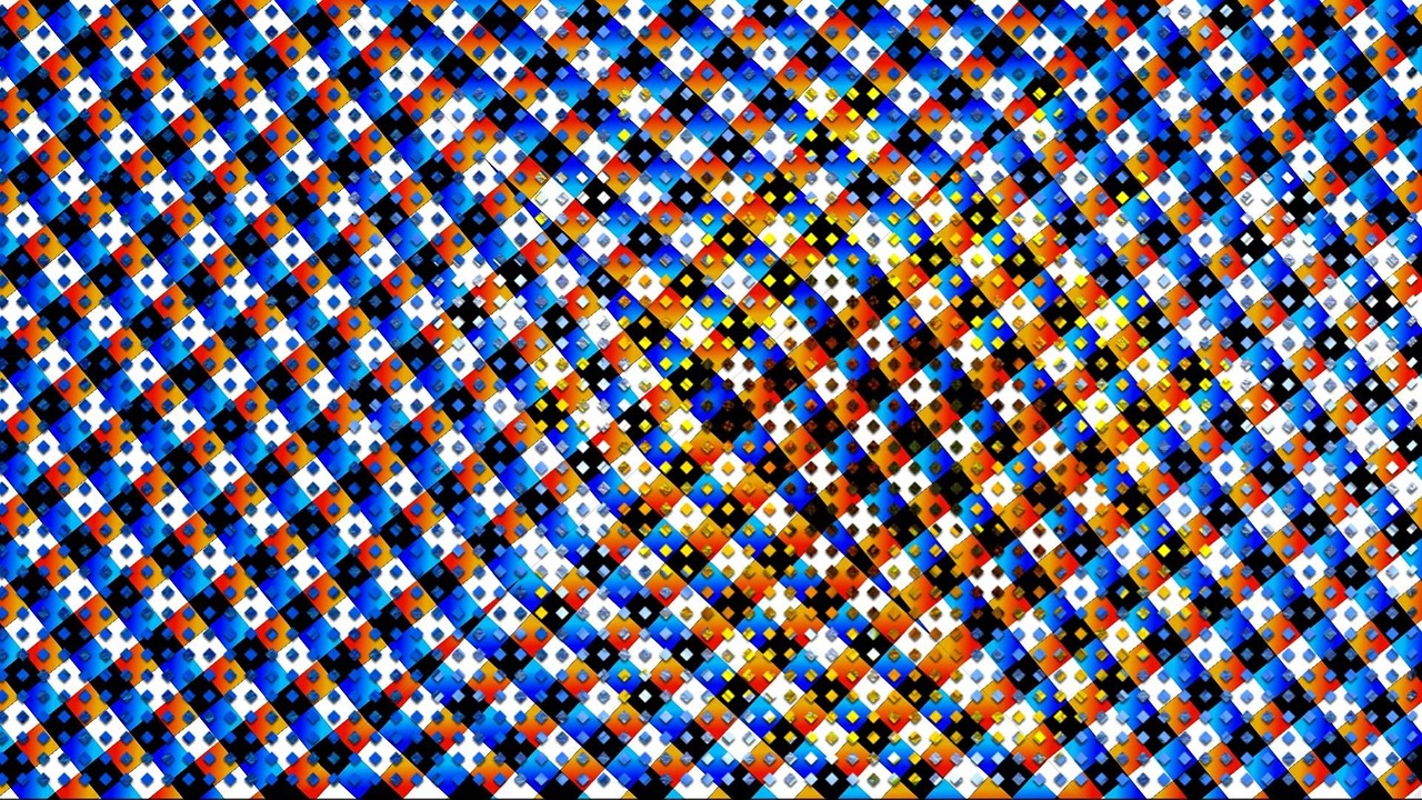 kaleidoscope pattern ornament free photo