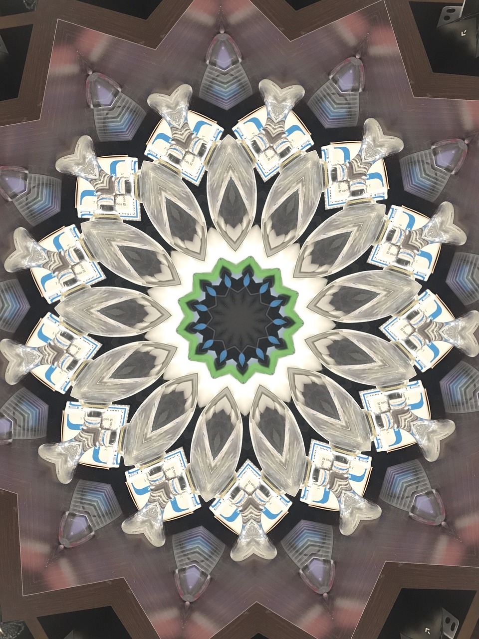 kaleidoscope  round  circle free photo