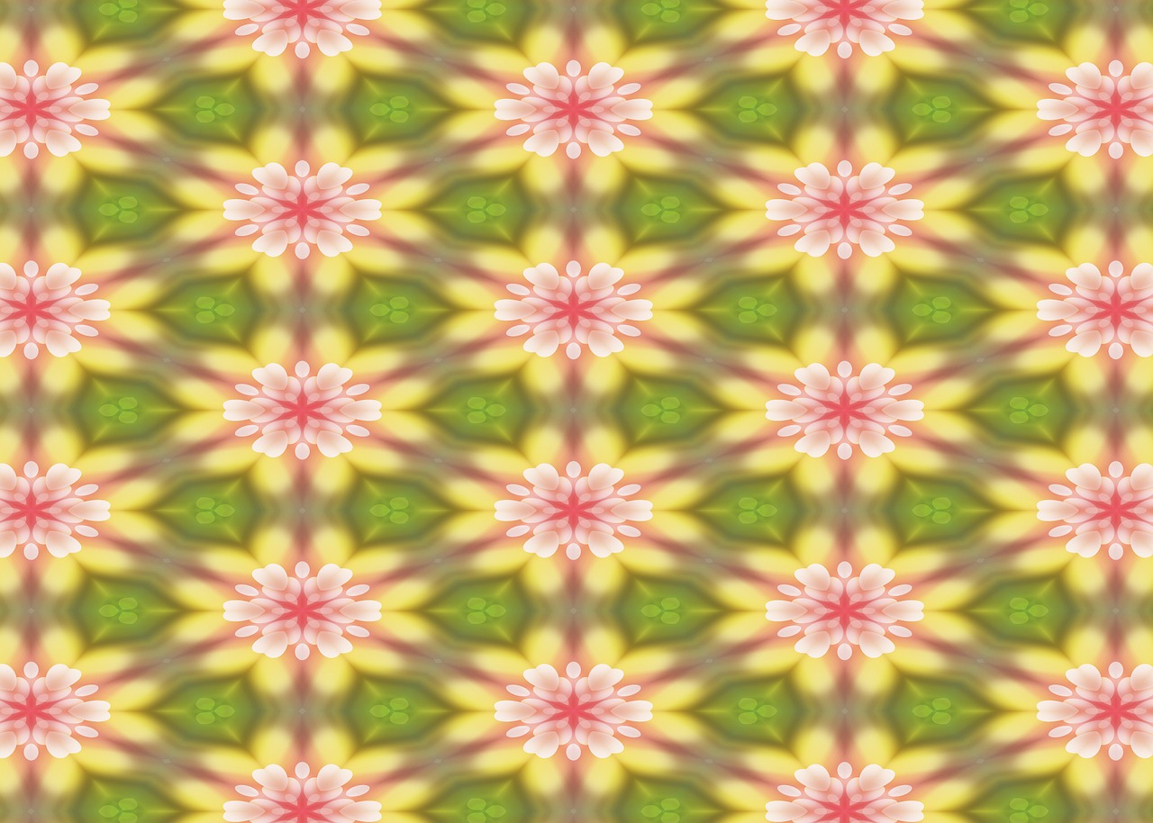 kaleidoscope digital art structure free photo