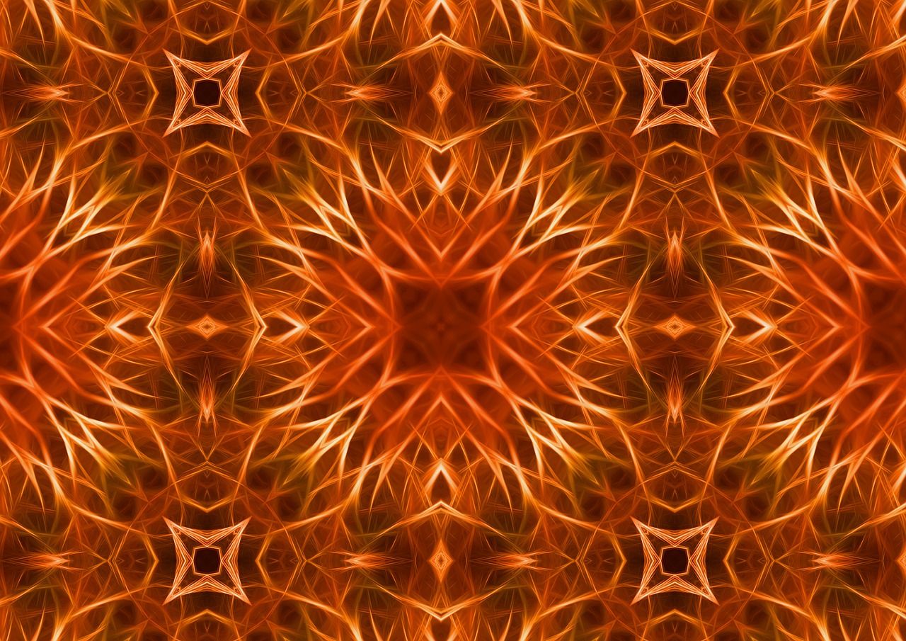kaleidoscope pattern form free photo