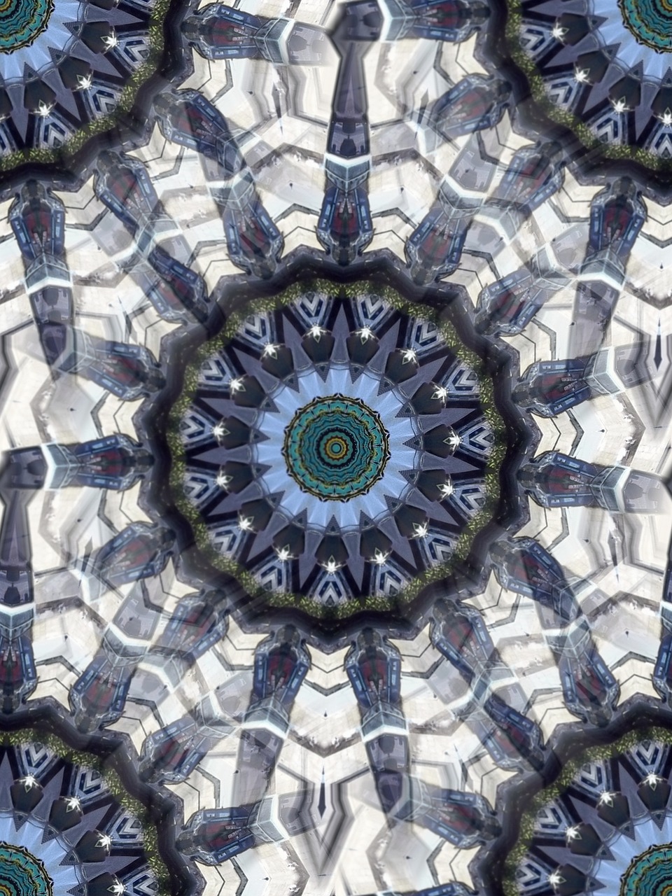 kaleidoscope dockable fractal optical illusion free photo