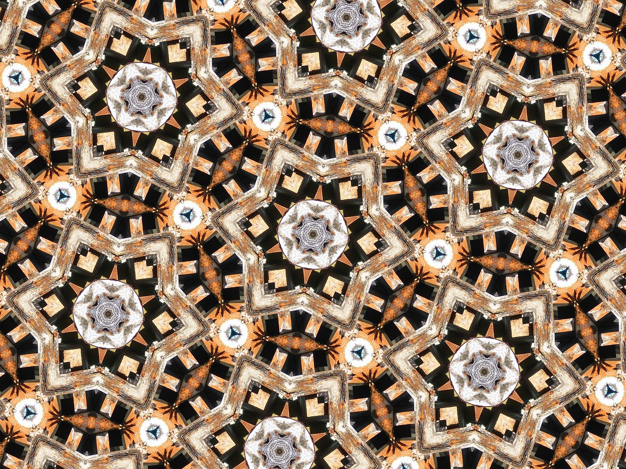 kaleidoscope background design free photo