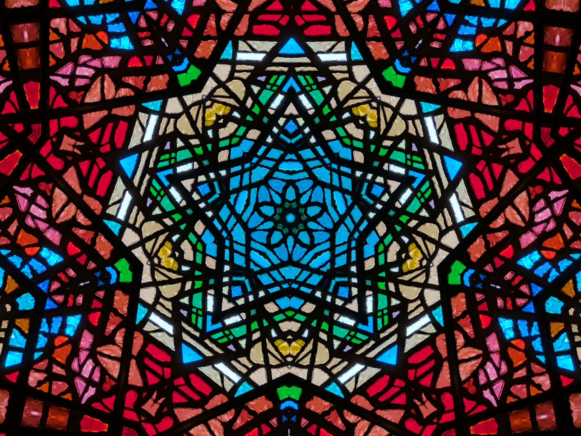 background wallpaper stained glass free photo