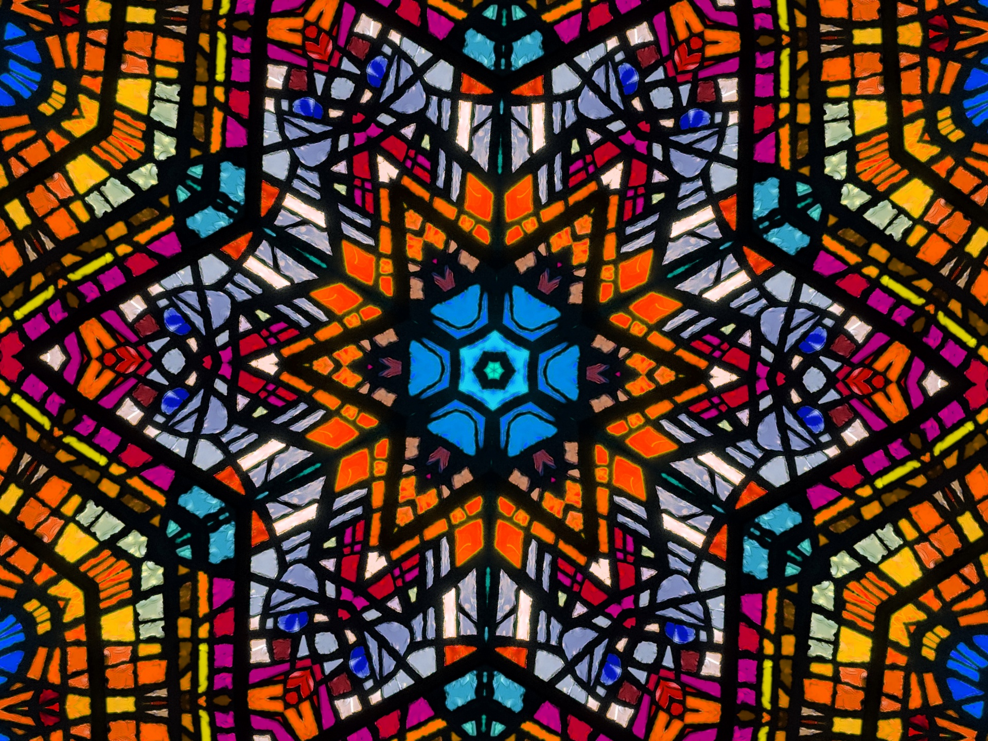 background wallpaper stained glass free photo