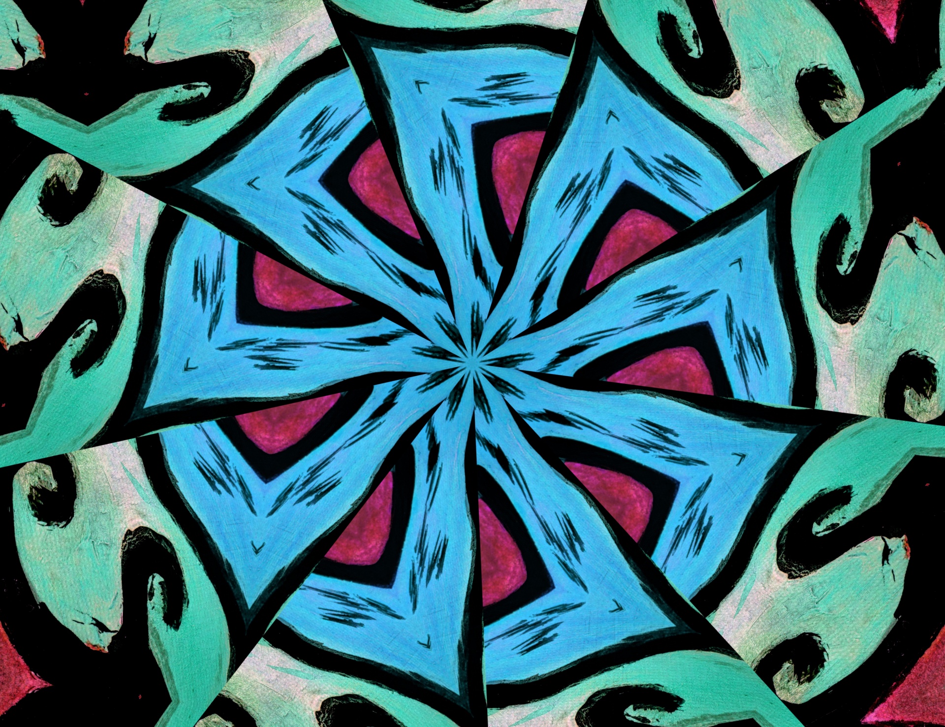 background wallpaper kaleidoscope free photo