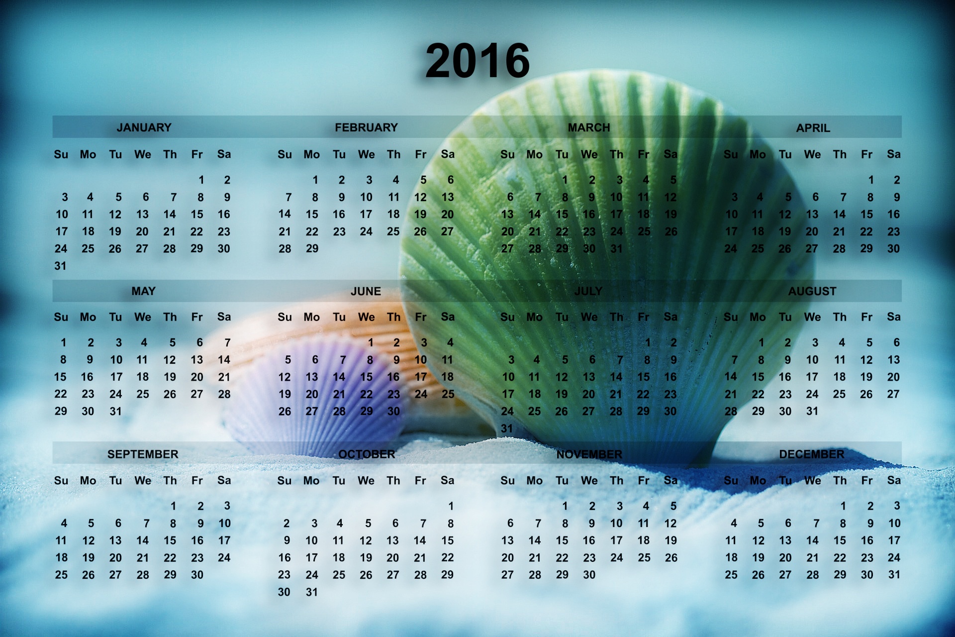 calendar years months free photo