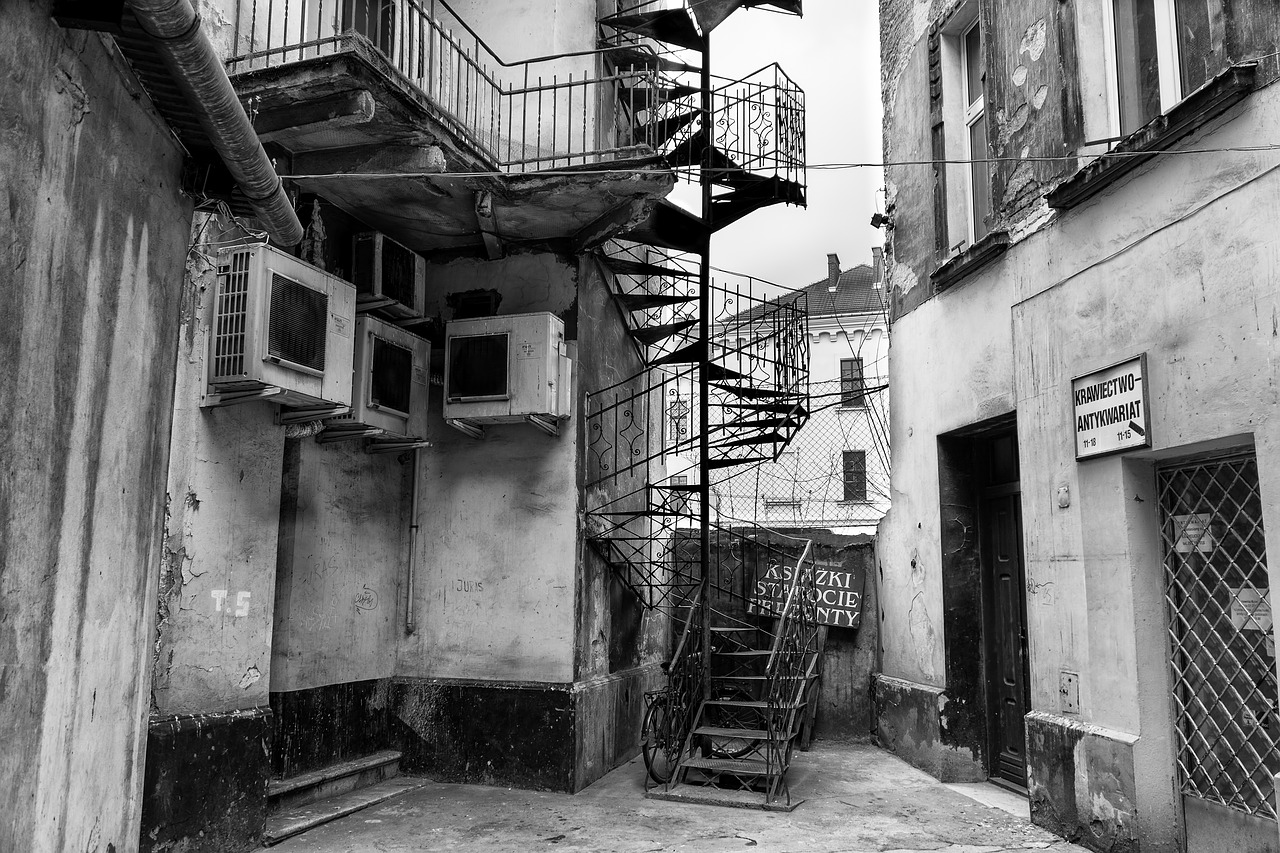 kamienica kraków stairs free photo