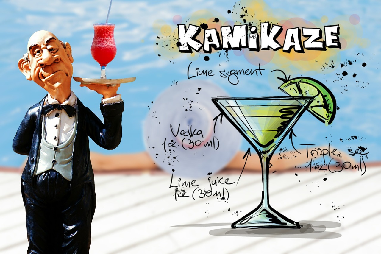 kamikaze cocktail drink free photo