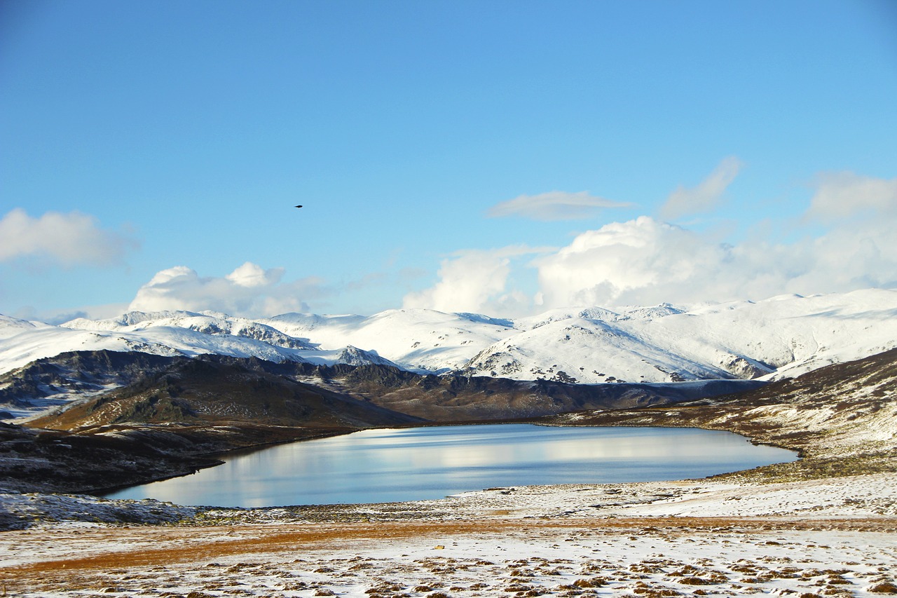 kanas little black lake in xinjiang free photo