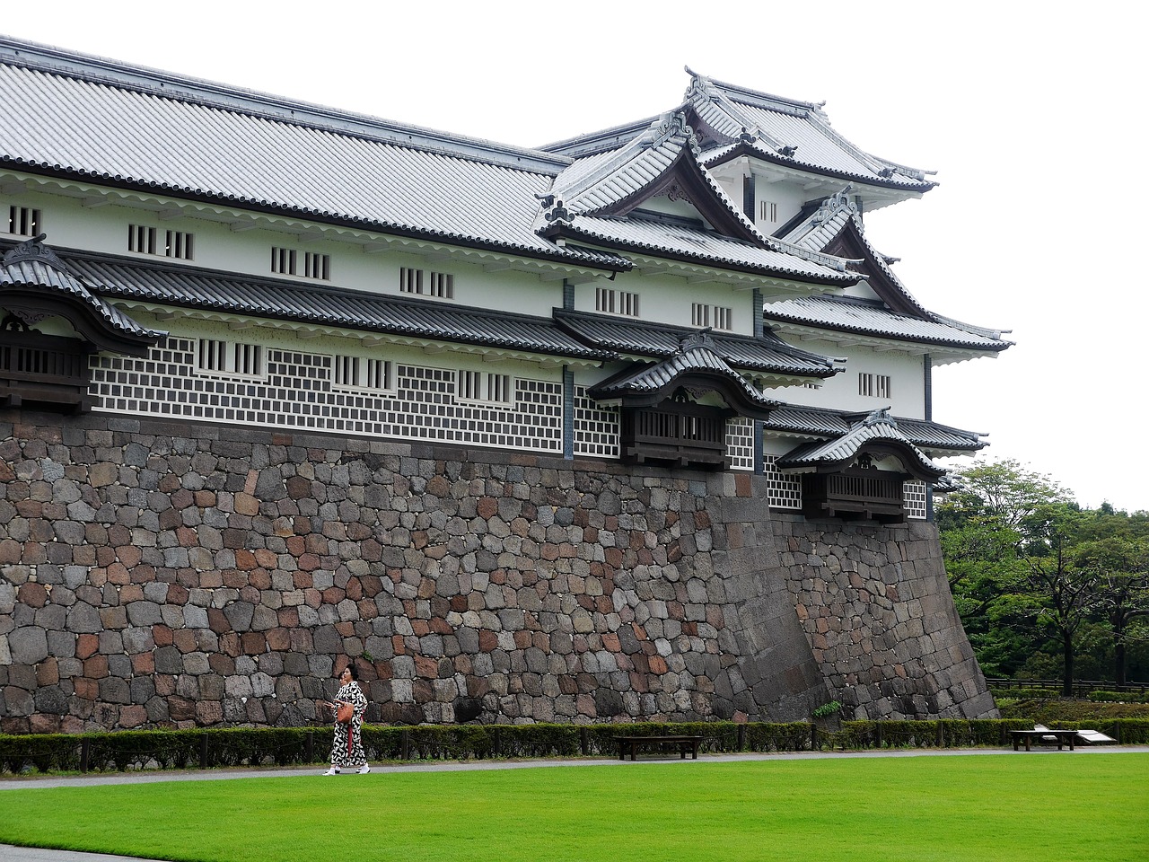 kanazawa castle ishikawa prefecture free pictures free photo