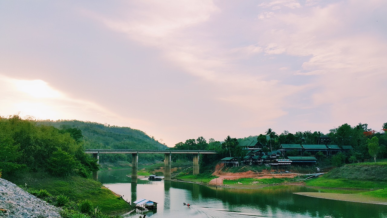 kanchanaburi nature tourism free photo