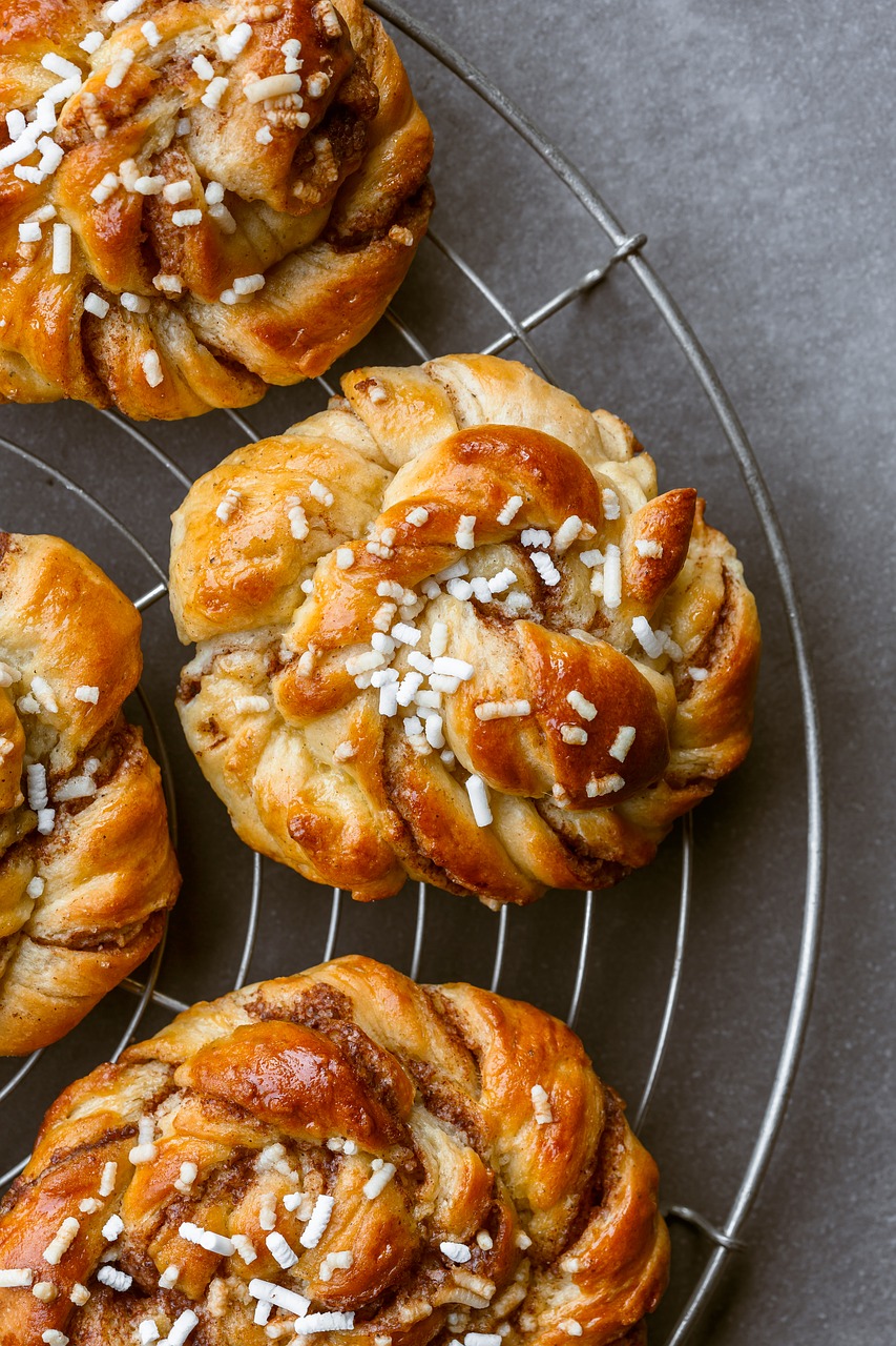 kanelbullar sweden pastry free photo