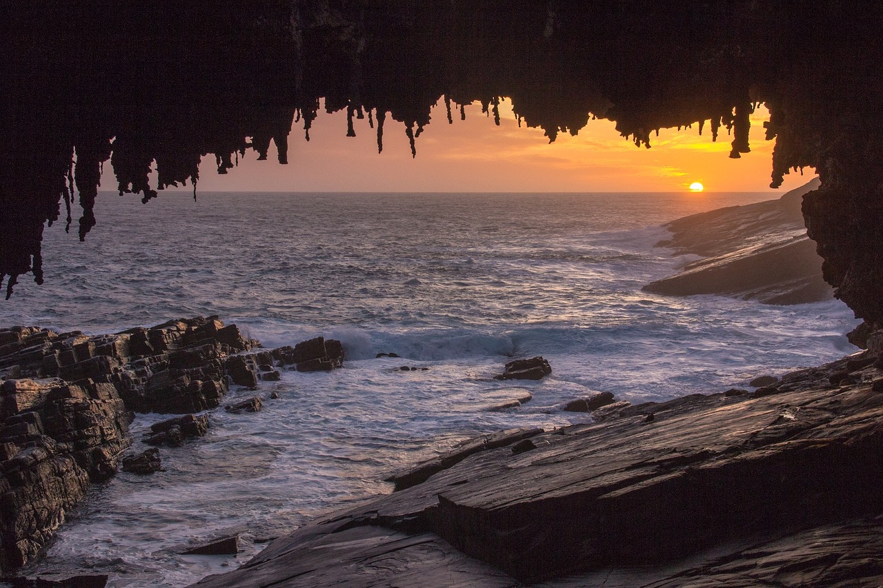 kangaroo island australia cave free photo