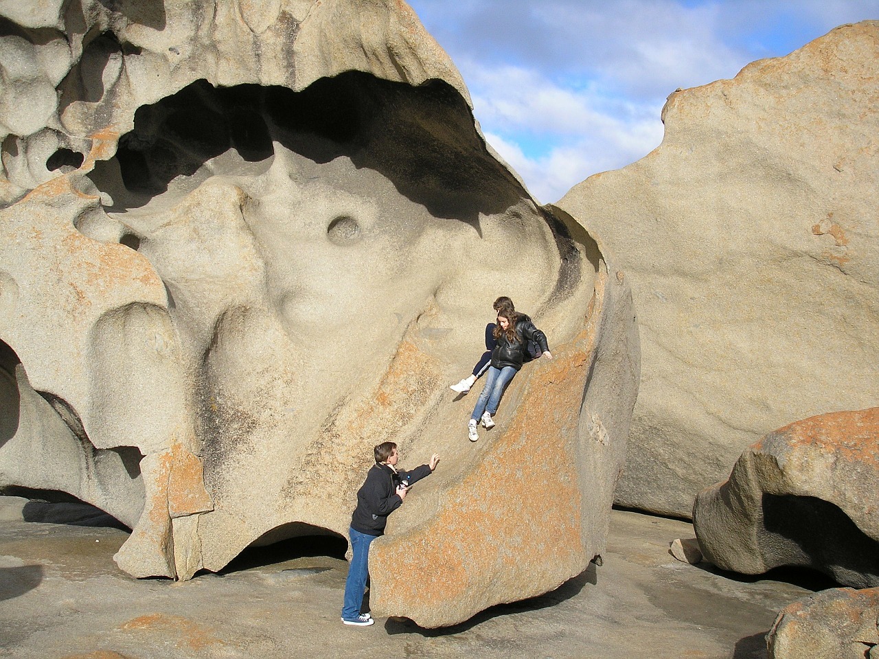 kangaroo island rocks rock formations free photo