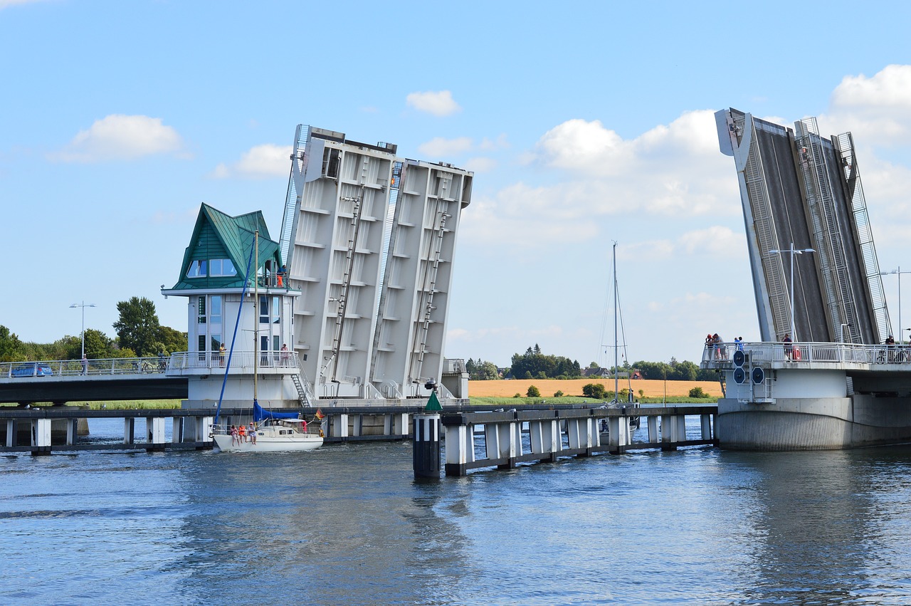 kappeln  schlei  bascule bridge free photo